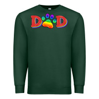 Sports Green lgbtq dad and paw Premium Sweatshirt - HRA Design Shop