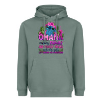 Sage ohana means family Heavyweight Hoodie - Zillion Design Studio
