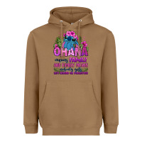 Toasted Coconut ohana means family Heavyweight Hoodie - Zillion Design Studio