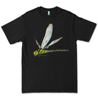 Black Blue And Yellow Dragonfly Premium Tee - LillyAllenDesigns