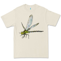 Bone Blue And Yellow Dragonfly Premium Tee - LillyAllenDesigns
