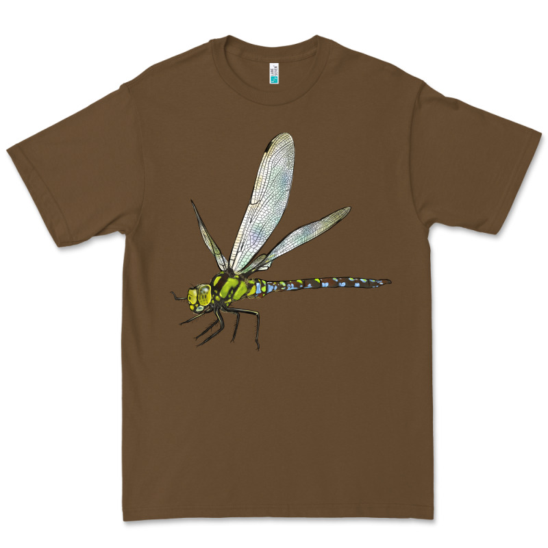 Blue And Yellow Dragonfly Premium Tee by LillyAllenDesigns | Teevron