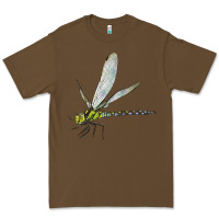 Cacao Blue And Yellow Dragonfly Premium Tee - LillyAllenDesigns