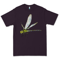 Plum Blue And Yellow Dragonfly Premium Tee - LillyAllenDesigns