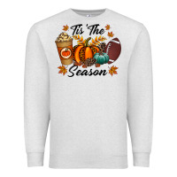 Oatmeal Heather tis the season Premium Sweatshirt - RacoonDesign