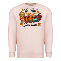 Pale Pink tis the season Premium Sweatshirt - RacoonDesign