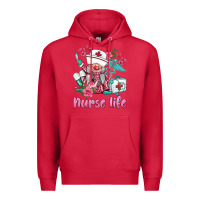 Cardinal nurse gnomies nurse  life spring Premium Hoodie - BarkalooDesign