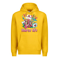 Lemon nurse gnomies nurse  life spring Premium Hoodie - BarkalooDesign