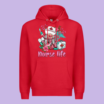 Nurse Gnomies Nurse  Life Spring Premium Hoodie Designed By Barkaloodesign