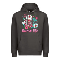 Smoke nurse gnomies nurse  life spring Premium Hoodie - BarkalooDesign