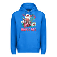 True Royal nurse gnomies nurse  life spring Premium Hoodie - BarkalooDesign
