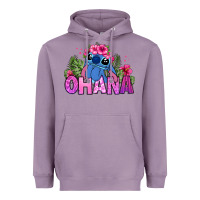 Lavender ohana stitch Heavyweight Hoodie - Zillion Design Studio
