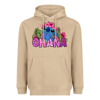 Mushroom ohana stitch Heavyweight Hoodie - Zillion Design Studio