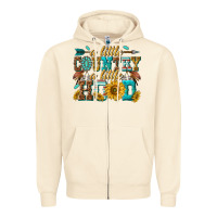 Sandshell a little country a little hood Zipper Hoodie - texasbilliewilder