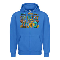 True Royal a little country a little hood Zipper Hoodie - texasbilliewilder