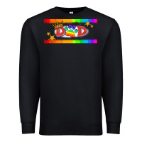 Black lgbtq dad  libbey glass Premium Sweatshirt - HRA Design Shop
