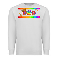 Dove Grey lgbtq dad  libbey glass Premium Sweatshirt - HRA Design Shop