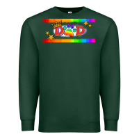 Sports Green lgbtq dad  libbey glass Premium Sweatshirt - HRA Design Shop