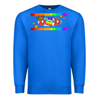 True Royal lgbtq dad  libbey glass Premium Sweatshirt - HRA Design Shop
