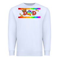 White lgbtq dad  libbey glass Premium Sweatshirt - HRA Design Shop