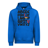 Cobalt pride alphabet Urban Hoodie - MaliasSmallBusiness