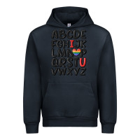 Navy pride alphabet Urban Hoodie - MaliasSmallBusiness