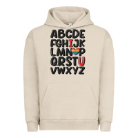 Pigment French Oak pride alphabet Urban Hoodie - MaliasSmallBusiness
