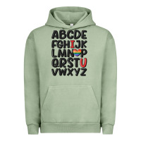 Pigment Oil Green pride alphabet Urban Hoodie - MaliasSmallBusiness
