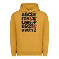 Pigment Peanut Butter pride alphabet Urban Hoodie - MaliasSmallBusiness