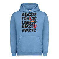 Pigment Pebble Blue pride alphabet Urban Hoodie - MaliasSmallBusiness