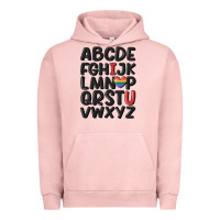 Pigment Salmon pride alphabet Urban Hoodie - MaliasSmallBusiness