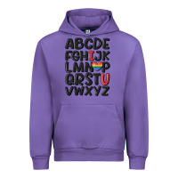 Tulip pride alphabet Urban Hoodie - MaliasSmallBusiness