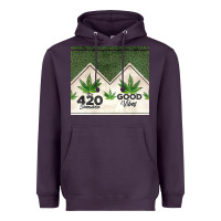 Plum 420 somewhere good vibes weed tumbler2 Heavyweight Hoodie - CTS Tumbler Store