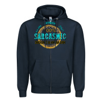 Navy all day everyday 247 100 sarcasmic sarcasm is in m Zipper Hoodie - Zillion Design Studio