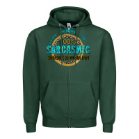 Sports Green all day everyday 247 100 sarcasmic sarcasm is in m Zipper Hoodie - Zillion Design Studio