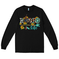 Black western rodeo bullfighter  life turquoise's gemstones arrow sunflowers Long Sleeve Tee - BarkalooDesign