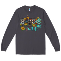 Smoke western rodeo bullfighter  life turquoise's gemstones arrow sunflowers Long Sleeve Tee - BarkalooDesign