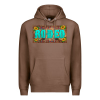 Chestnut western rodeo sunflowers weapon  license plate template Premium Hoodie - BarkalooDesign