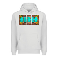 Dove Grey western rodeo sunflowers weapon  license plate template Premium Hoodie - BarkalooDesign
