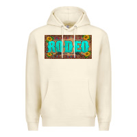 Sandshell western rodeo sunflowers weapon  license plate template Premium Hoodie - BarkalooDesign