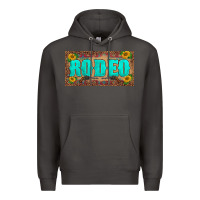 Smoke western rodeo sunflowers weapon  license plate template Premium Hoodie - BarkalooDesign