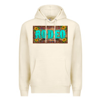Tofu western rodeo sunflowers weapon  license plate template Premium Hoodie - BarkalooDesign