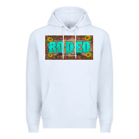 White western rodeo sunflowers weapon  license plate template Premium Hoodie - BarkalooDesign