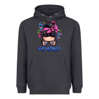 Smoke ohana stitch messy bun Heavyweight Hoodie - Zillion Design Studio