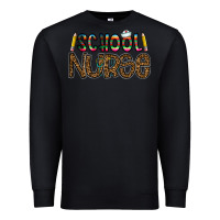Black school nurse Premium Sweatshirt - CowhideDigitalArt