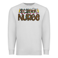 Dove Grey school nurse Premium Sweatshirt - CowhideDigitalArt