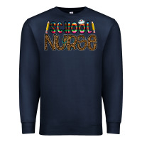 Navy school nurse Premium Sweatshirt - CowhideDigitalArt