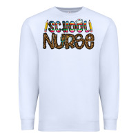 White school nurse Premium Sweatshirt - CowhideDigitalArt
