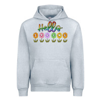 Heather Grey hello spring Urban Hoodie - MaliasSmallBusiness