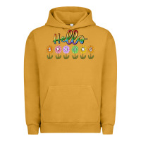 Pigment Peanut Butter hello spring Urban Hoodie - MaliasSmallBusiness